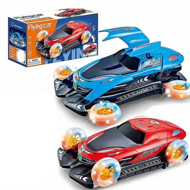 Battery operated Flying car with light sounds