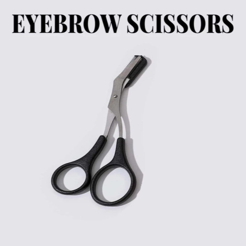 1pc Eyebrow Trimming Comb Scissor