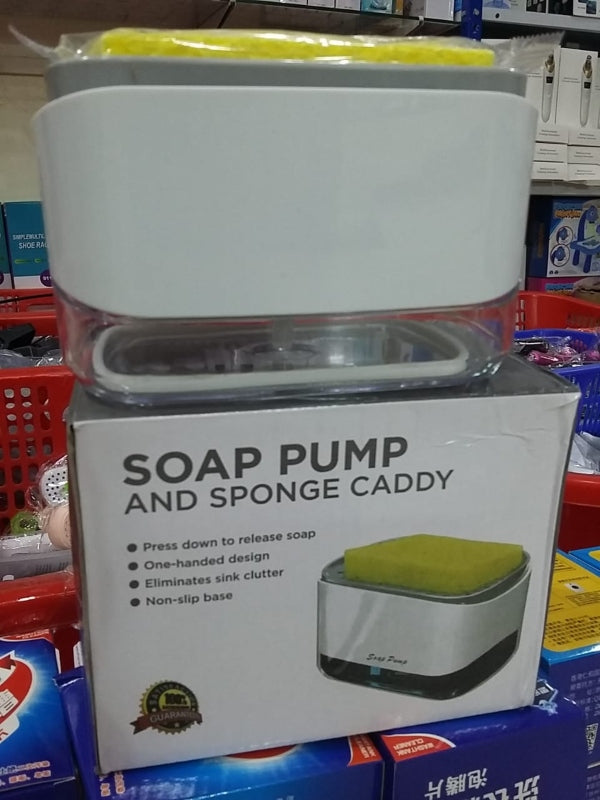 Dish soap dispenser for kitchen sink