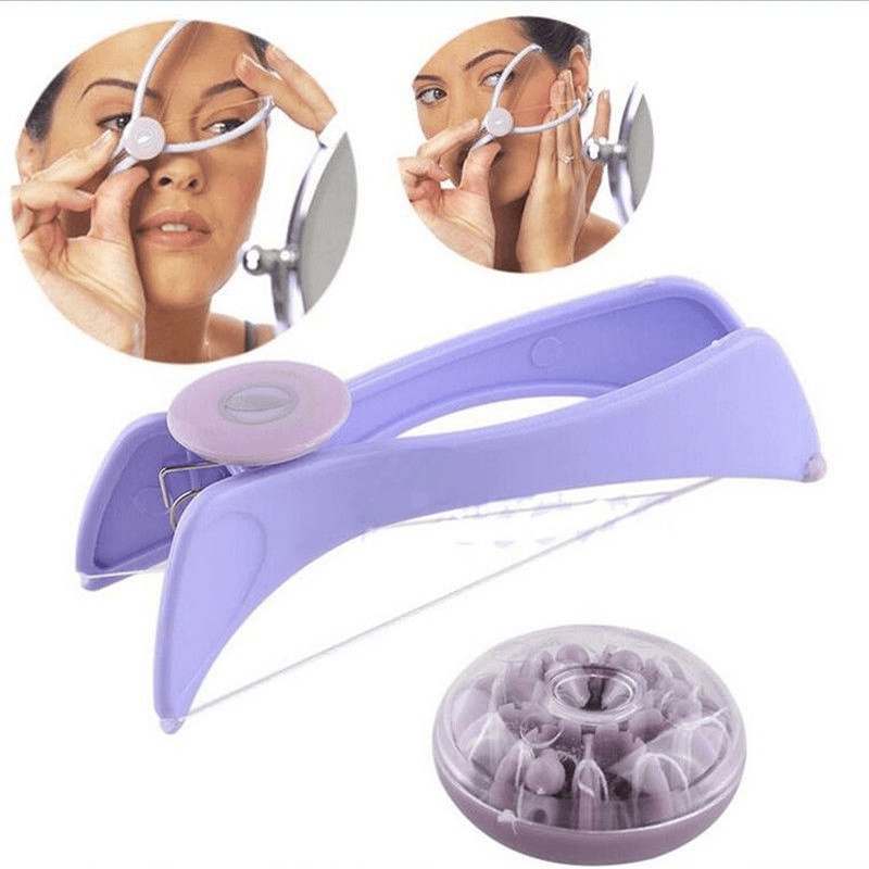Manual slique hair threading machine