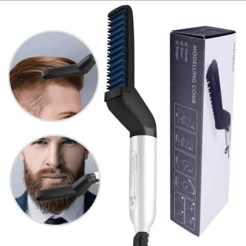 Beard straightener for men