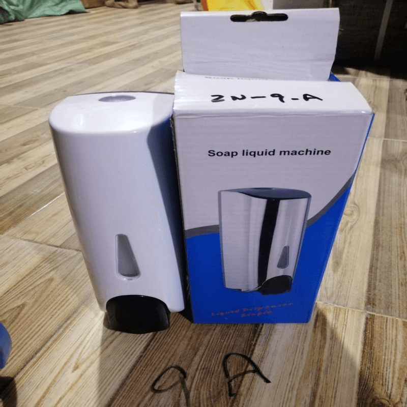 Surface mounted manual soap dispenser