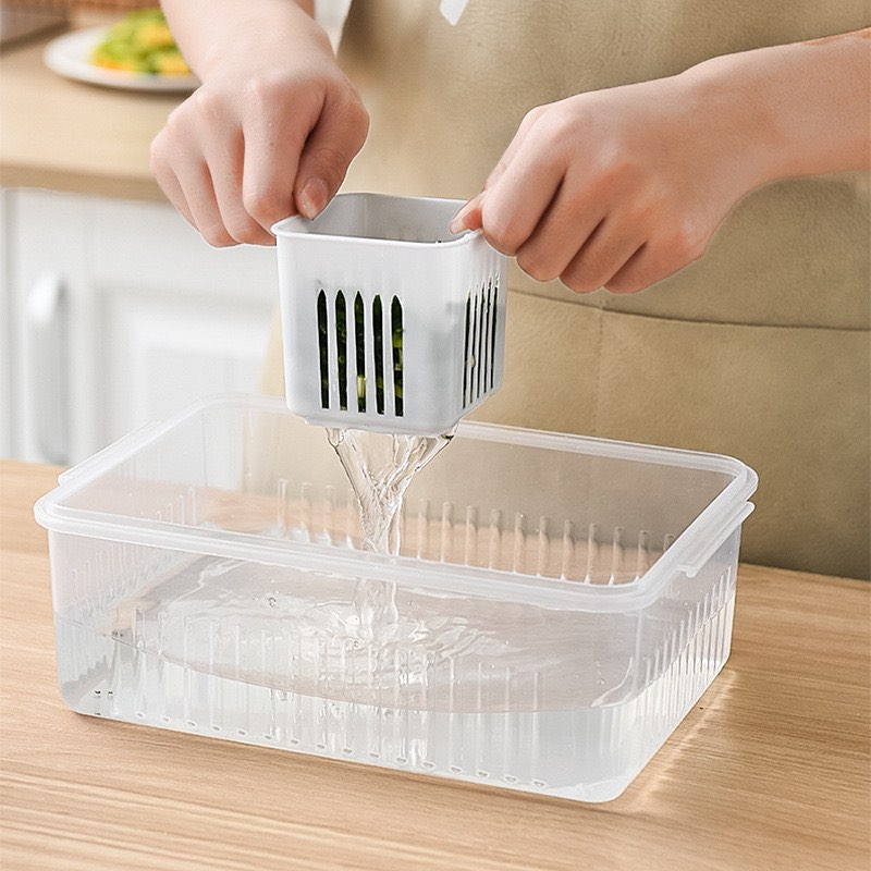Food Storage Box With Lid and 6 Compartments