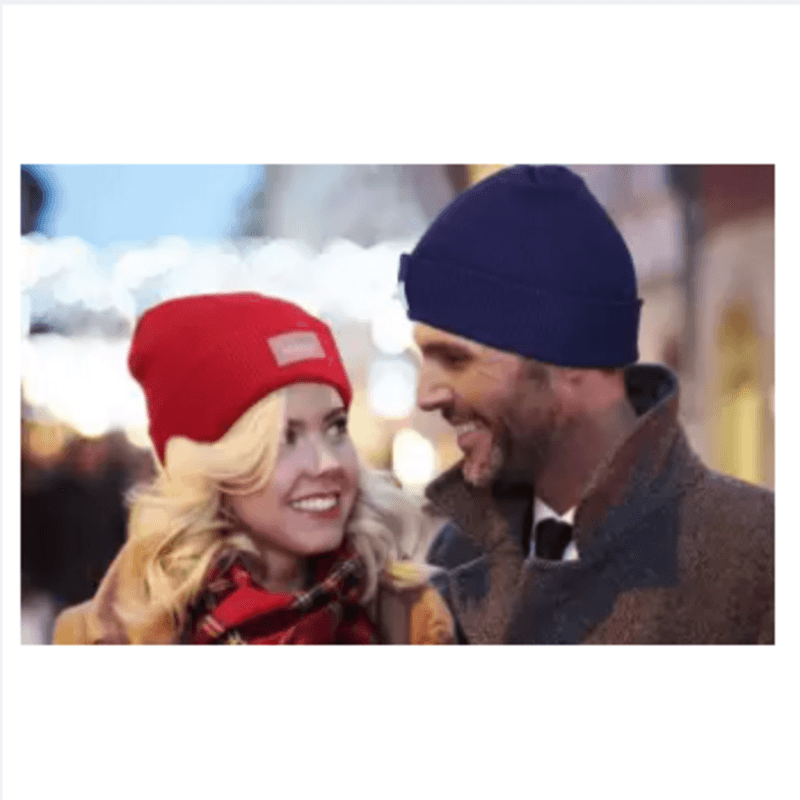 Led headlamp warm cap for men and women