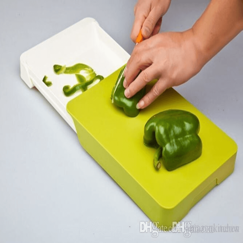 Multi-functional chopping board with drawer
