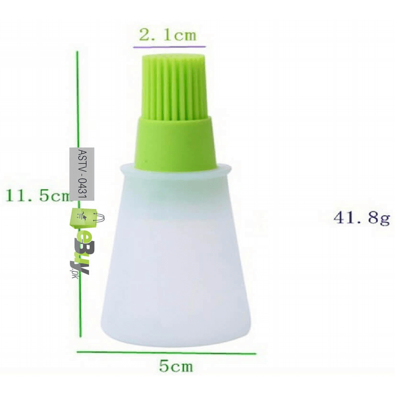 Silicone brush oil bottle pack of 2