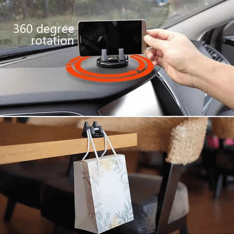 Rotatable car phone holder stands