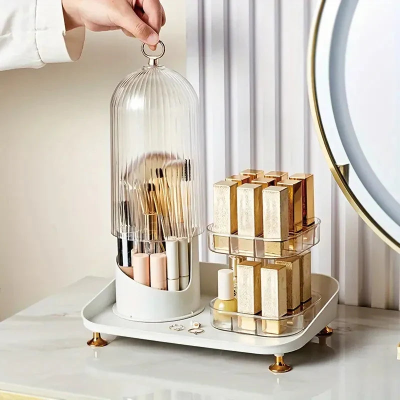 Rotating Cosmetic and Lipstick Organizer