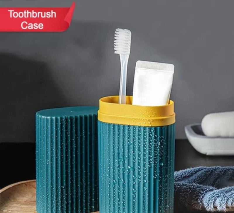 Silicone brush travel case