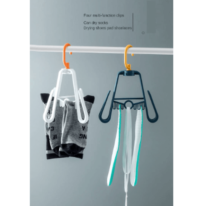 Plastic hanging shoe drying rack hanger
