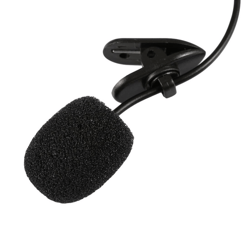 Portable lavalier microphone 3.5mm jack