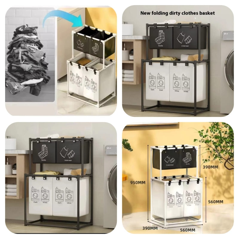 Folding Dirty Clothes Basket