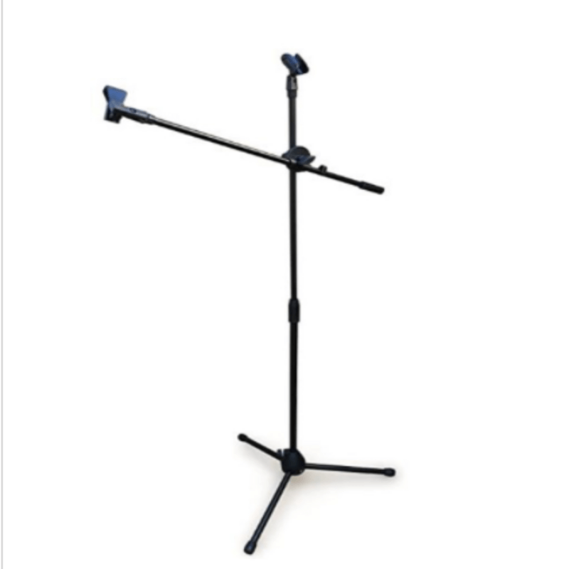 Tripod boom microphone stand