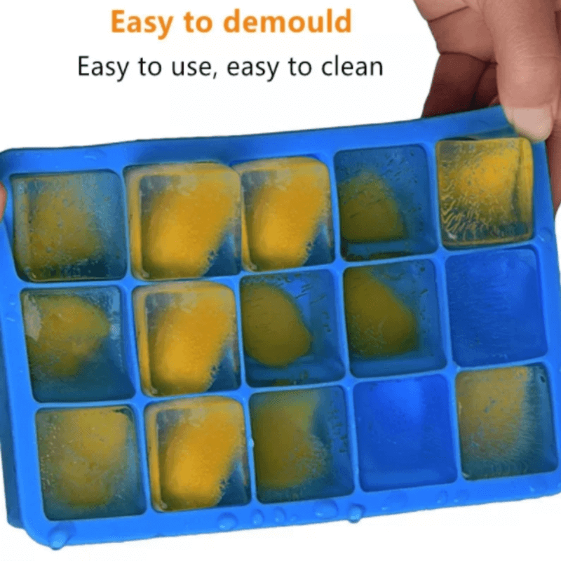Silicone ice cube trays (pack of 2)
