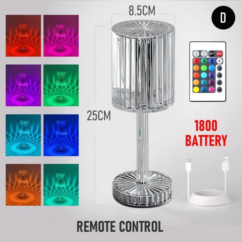 Daimond shape touch lamp with  remote