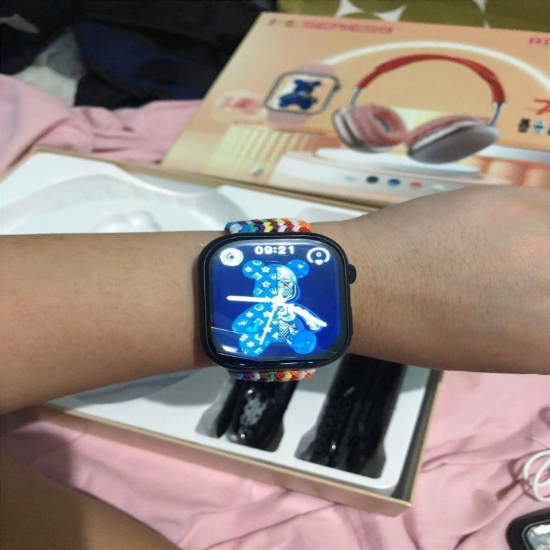 P9 Smart Watch with Series 9 Audio Headphones