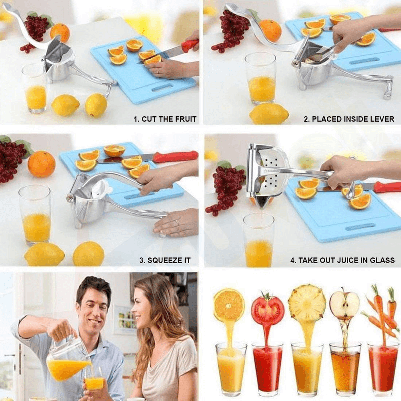 Aluminum alloy manual fruit juicer