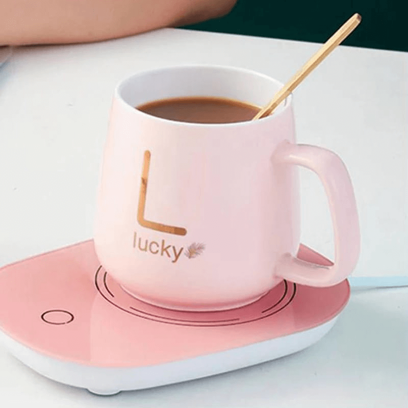 Coffee cup warmer heater coaster desktop