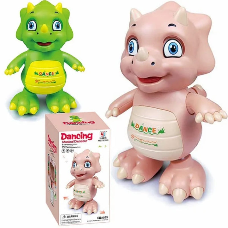 DANCING MUSICAL DINOSAUR WITH LIGHT SOUNDS