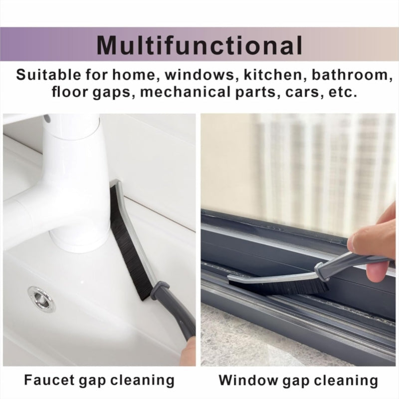 2in1 multi-function rotating crevice cleaning brush