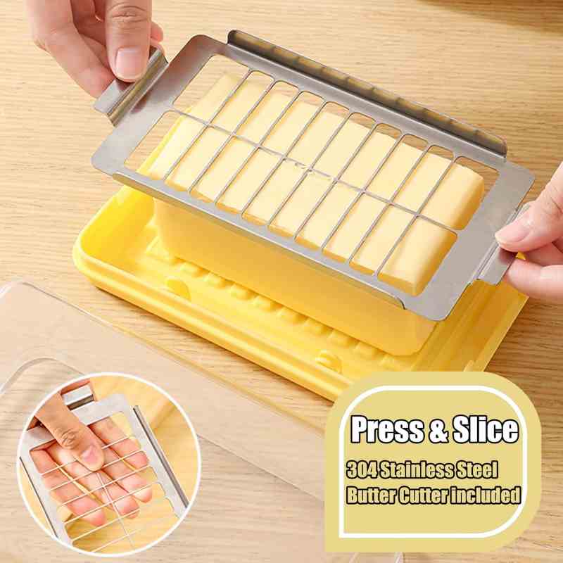 Butter Slicer Cutter Dish Box