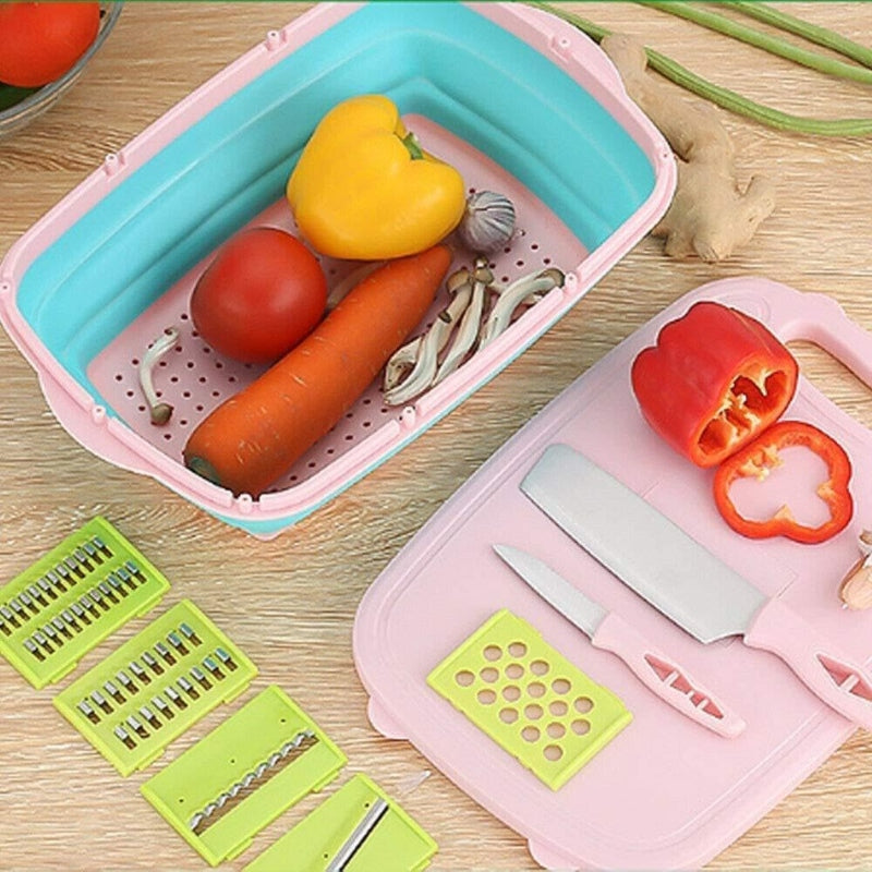 Kitchen multi function cutting board
