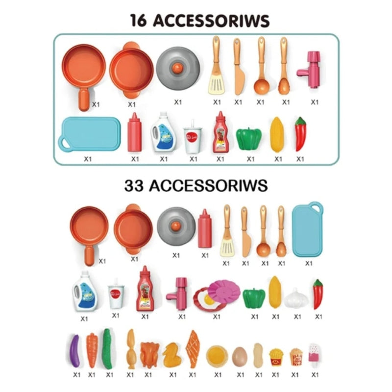 Kitchen Set with Cooking Accessories