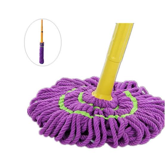 Foldable telescopic twister mop