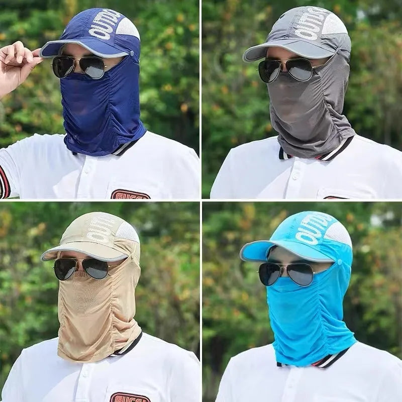 Sun Protection Hat Women's with mask