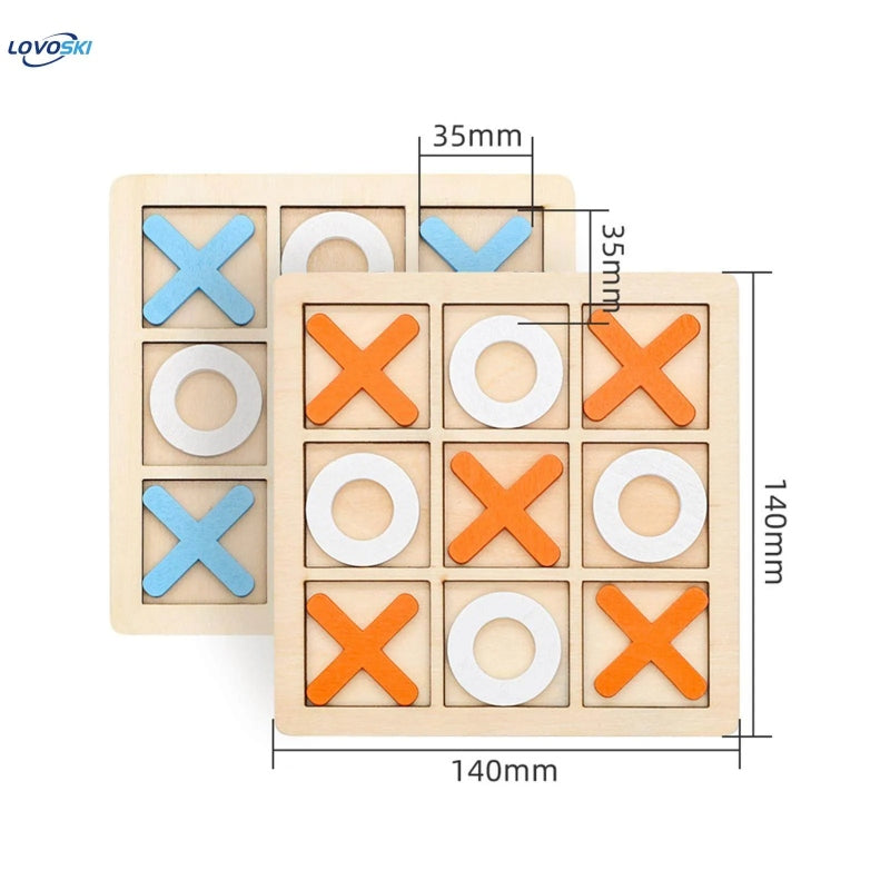 Wooden Tic TAC Toe Game
