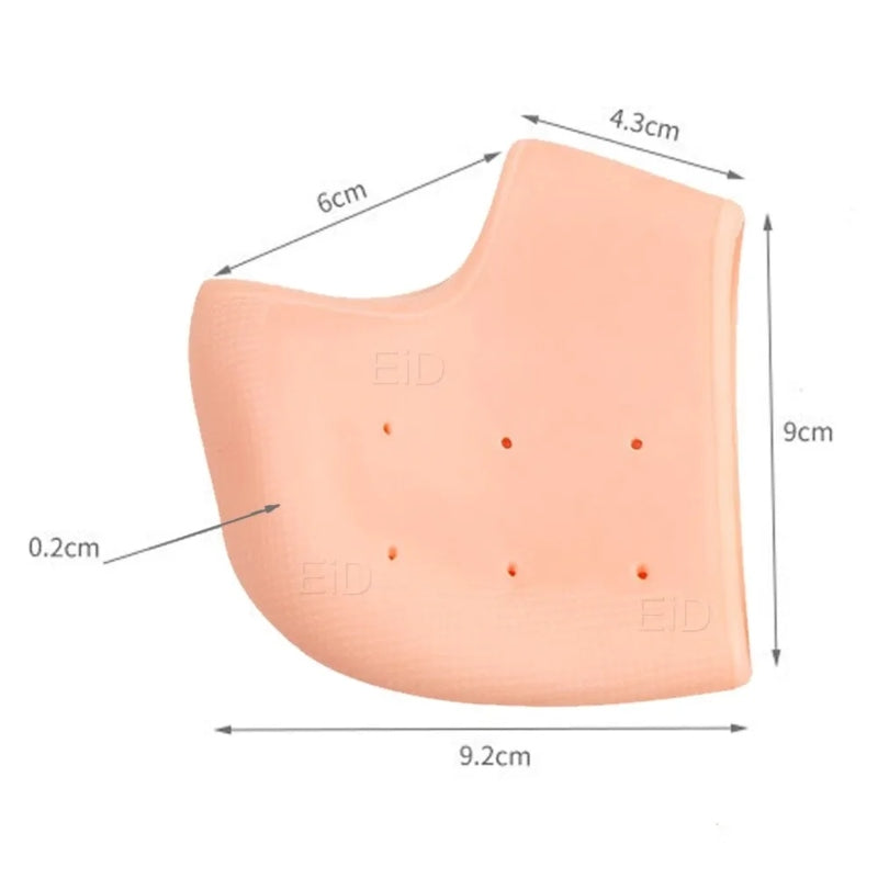 Silicone Gel Heel Pad Socks for Pain Relief and anti crack