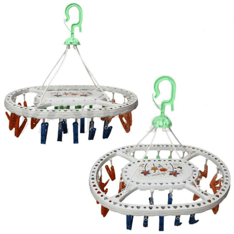 Clips plastic hanger