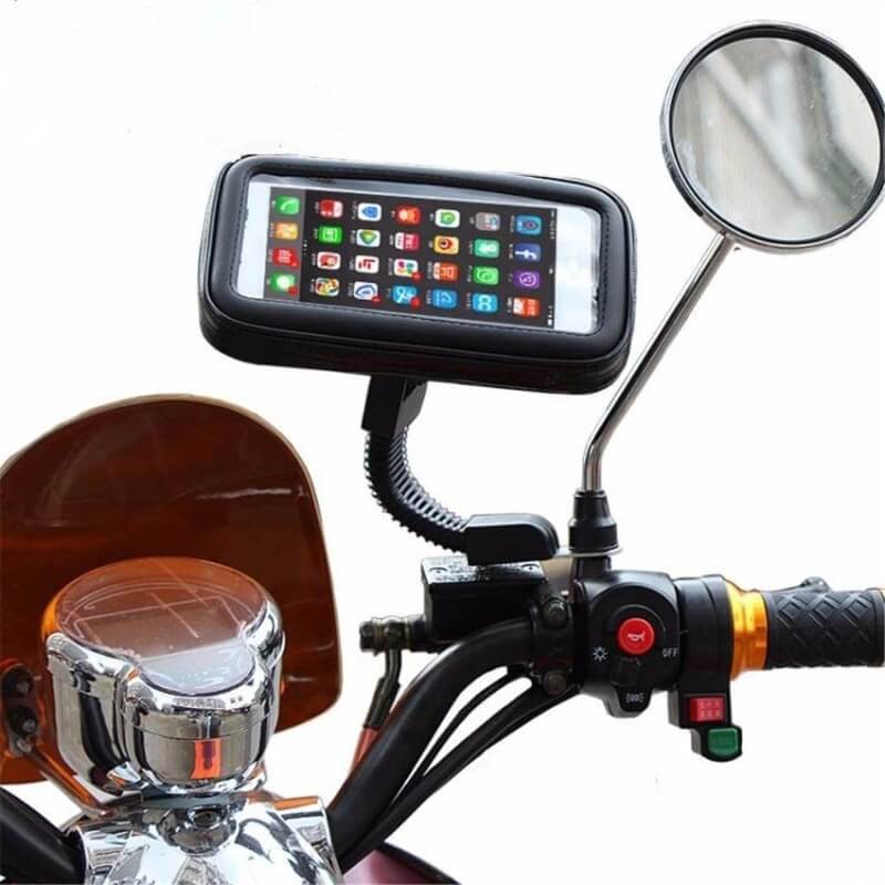 Bike 360 rotating waterproof mobile holder