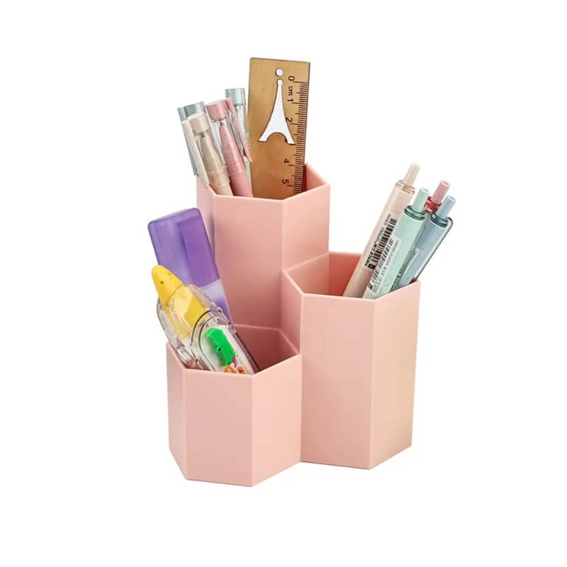 3 compartments table cosmetic and desk organizers