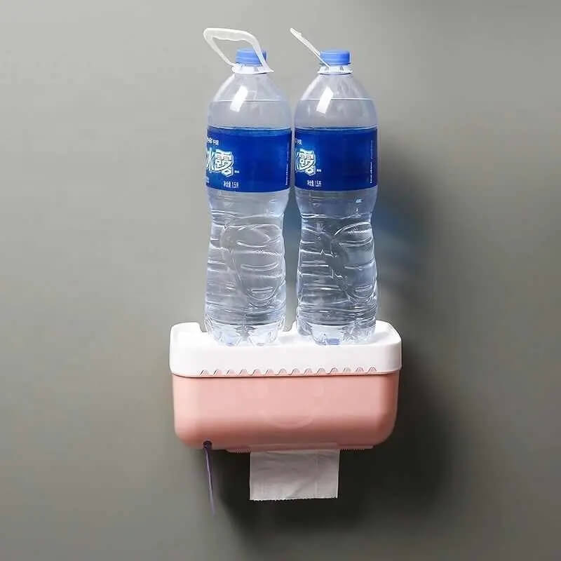 Mini tissue dispenser wall-mounted storage holder