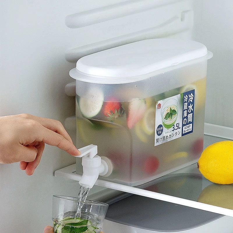 Chilled drink dispenser fridge and spout
