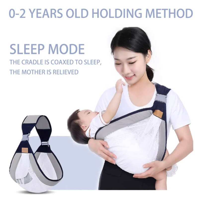 Breathable baby mesh carrier sling