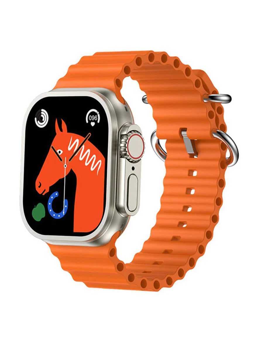 Ts8 Ultra Series 8 Men Women Bluetooth Call Heart Rate Sport Smartwatch WITH FITPRO APP ORANGE