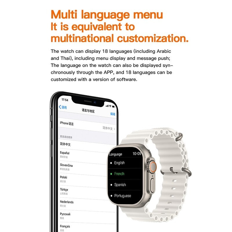 T900 ULTRA 2 SERIES 9 2.19 INCH SCREEN LAXASFIT SMART WATCH