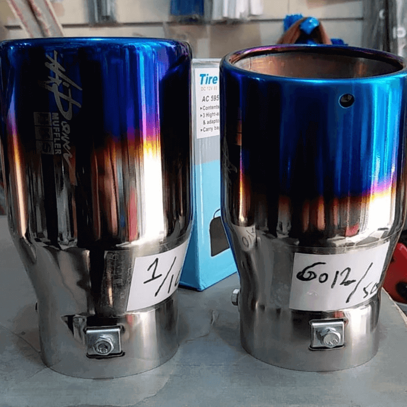 Car exhaust hks hi power muffler