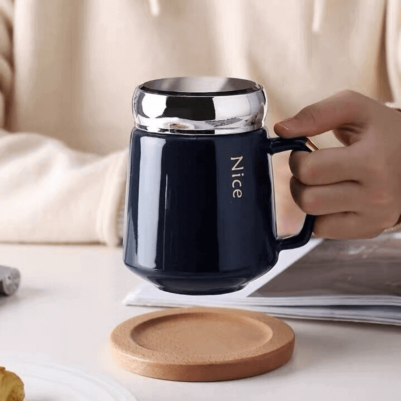 430ml unique nordic ceramic coffee cup