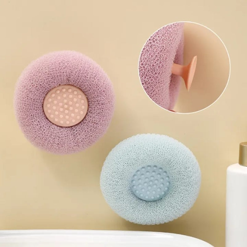 Round Soft Mesh Handheld Bath Sponge Balls
