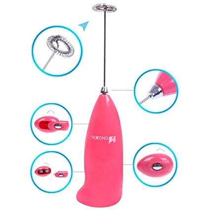 Pack of 2 handheld mini coffee & egg beater