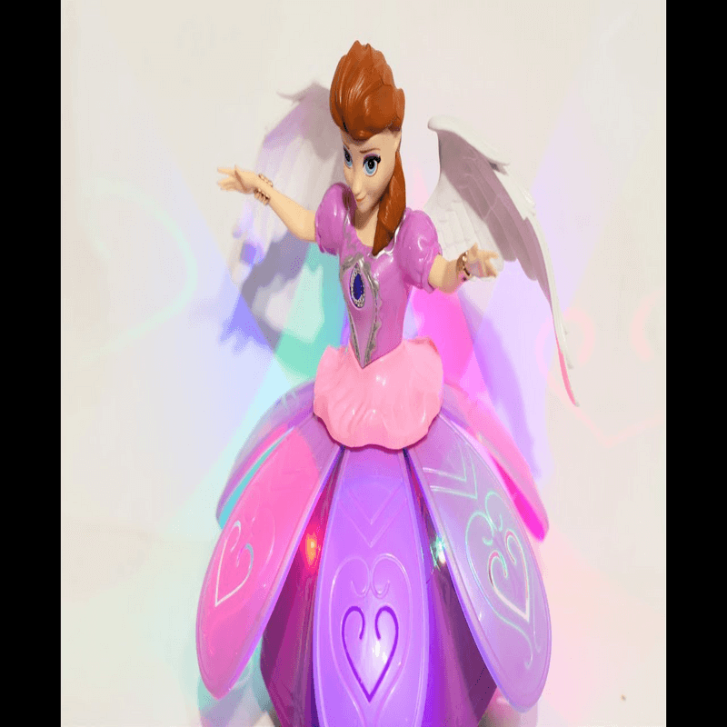 Musical angel girl toy with lighting