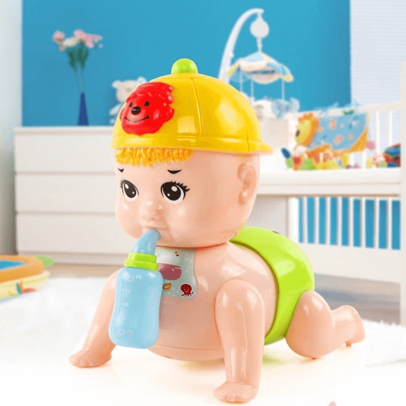 Singing crawling electronic baby toy