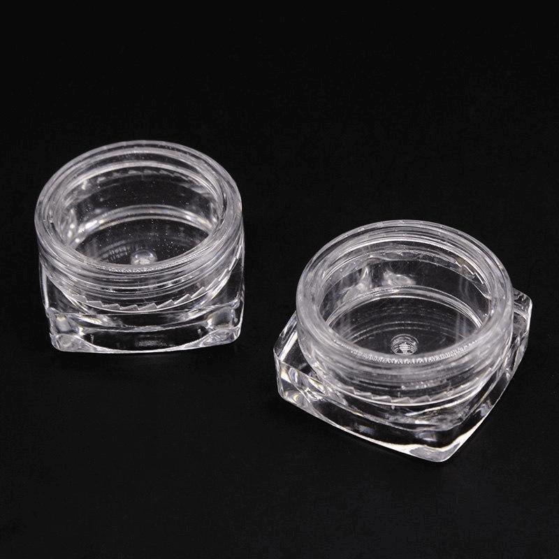 12pcs storage plastic bottle for jewelry cosmetics accessories