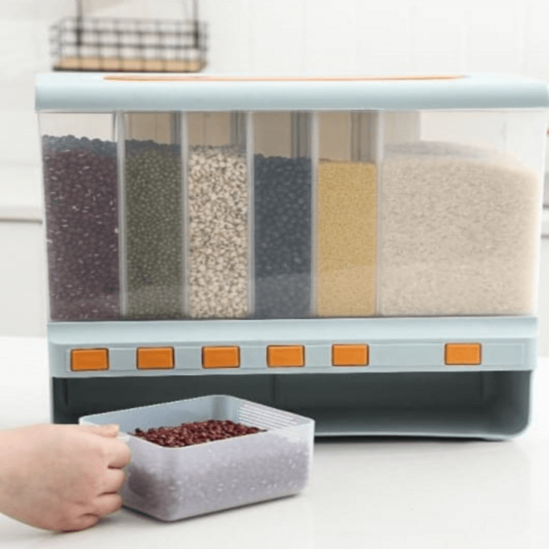 Wall-mounted rice and grain dispenser 10kg