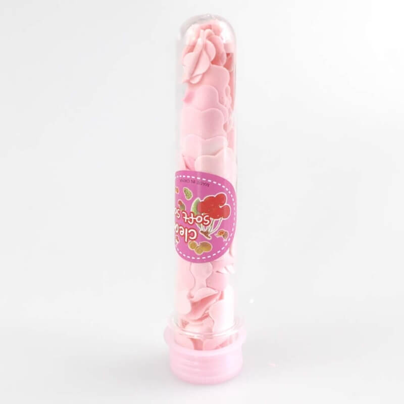 Portable mini flower paper soap