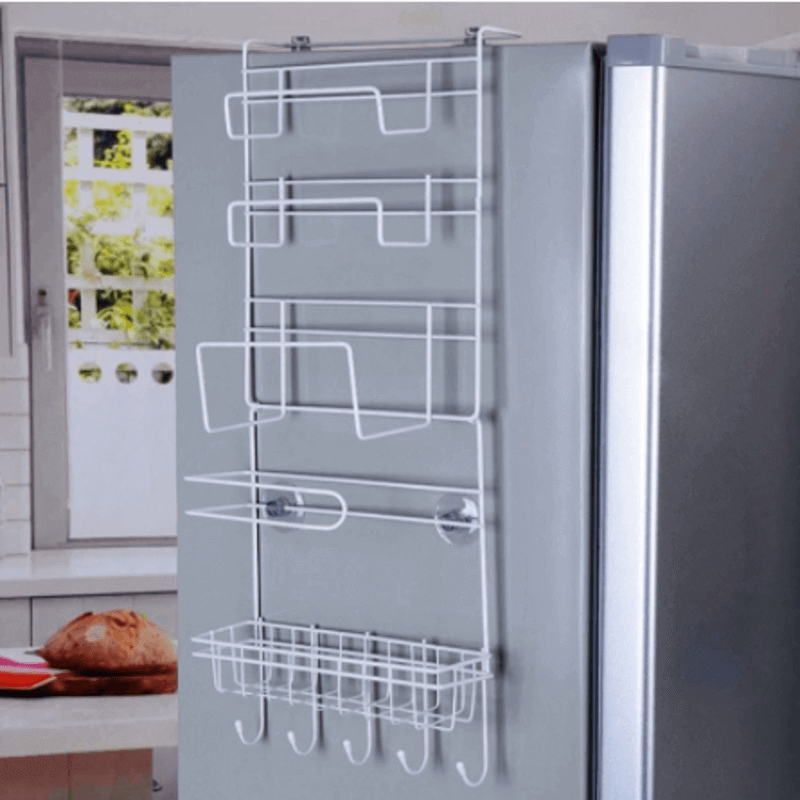 Refrigerator iron storage rack