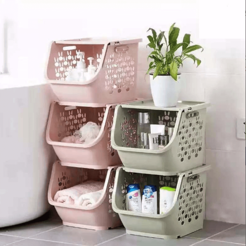 Multi function home storage basket